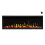 Touchstone Sideline Elite Outdoor 60-Inch Recessed/Wall Mounted Smart Electric Fireplace, No Heat (80049)