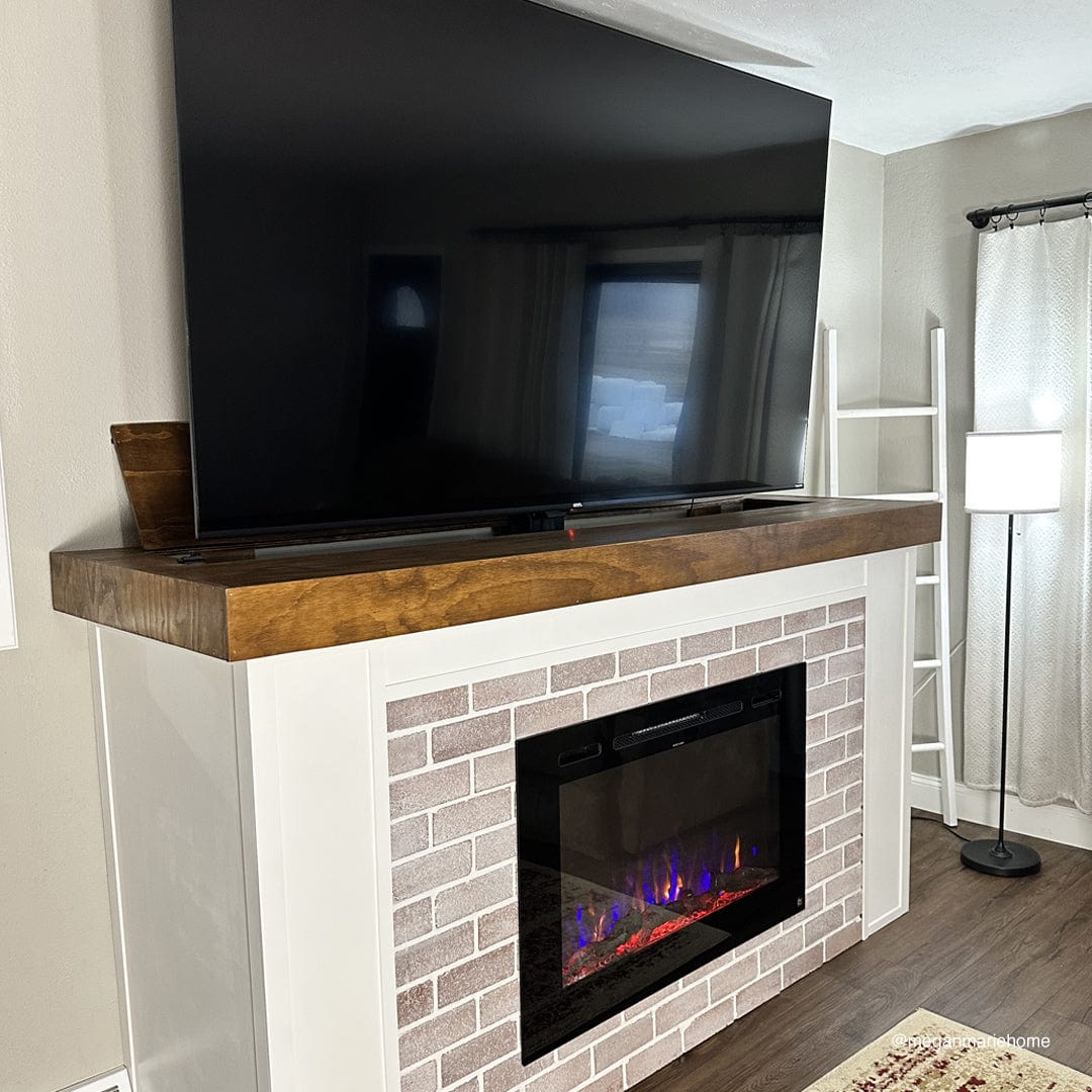 Touchstone Forte 40-Inch electric fireplace installed in a room