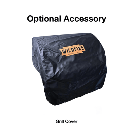 Optional grill cover accessory