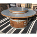 coffee table fire pit with tabletop lid