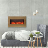 Amantii Panorama XS 40″ Built-in Indoor /Outdoor Electric Fireplace in Bedroom