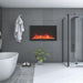 Amantii Panorama XT 40" Indoor /Outdoor Electric Fireplace in Bathroom