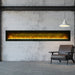 Amantii SYMMETRY Built-in Electric Fireplace hanging on the wall