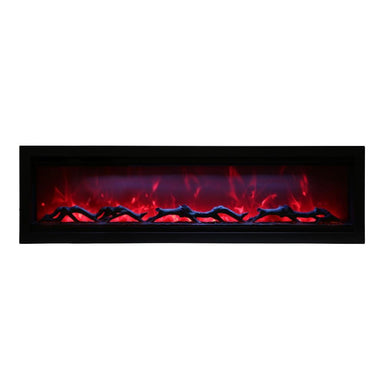 Amantii SYMMETRY 60" Built-in Electric Fireplace with Two Flame Styles