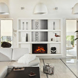 Amantii Traditional 30" Built-in Electric Fireplace in Living Room