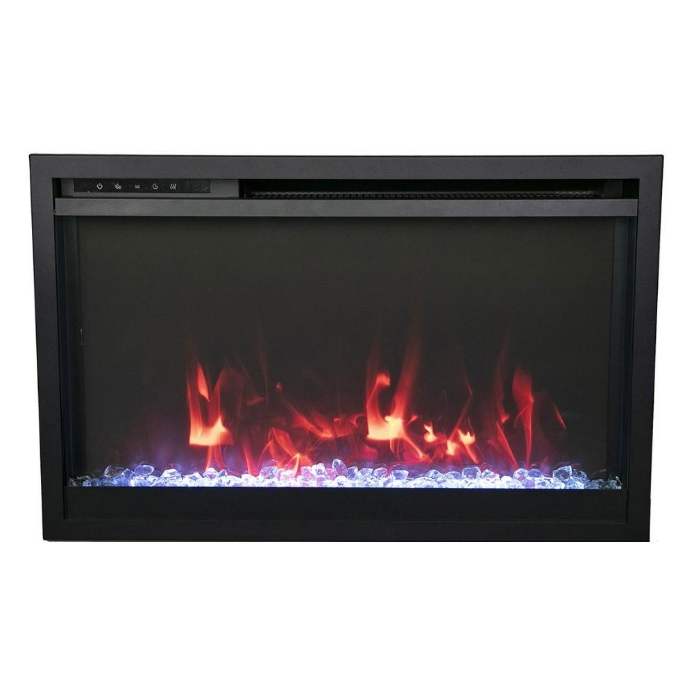 Amantii Traditional Xtraslim Built-in Indoor Electric Fireplace with WiFi
