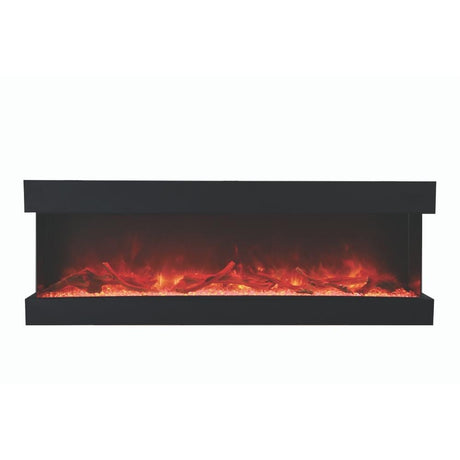 Amantii TRU-VIEW 72" Indoor /Outdoor 3-Sided Electric Fireplace