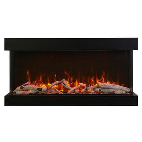 Amantii TRU-VIEW XT Indoor/Outdoor 3-Sided Electric Fireplace, Sizes: 40" - 88"