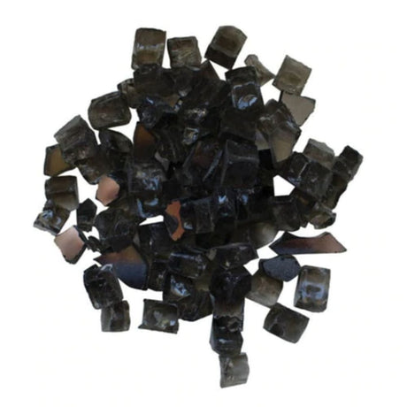 Reflective fireglass Dark Grey