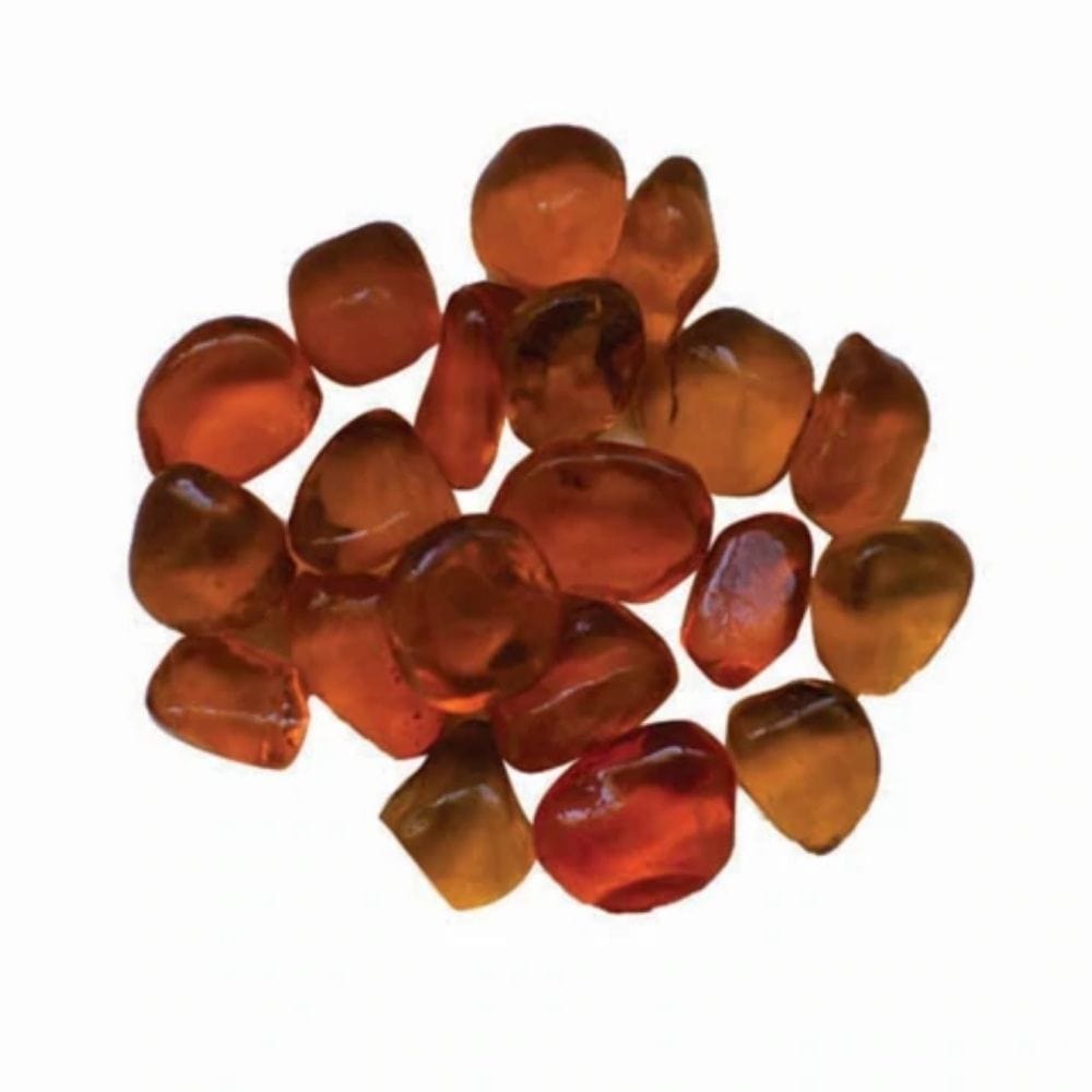 Orange  small bead fireglass