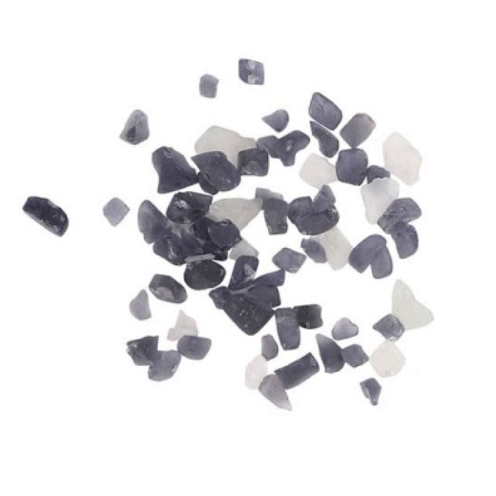 Smokey grey and white