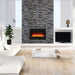 Amantii Panorama XS 30-Inch Built-in Indoor /Outdoor Electric Fireplace (BI‐30‐XTRASLIM) in Loungeroom