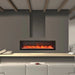Amantii Panorama XS 60-Inch Built-in Indoor /Outdoor Electric Fireplace (BI‐60‐XTRASLIM) in Sitting room