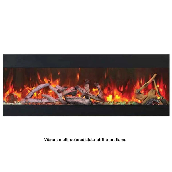 vibrant multicolored state of the art amantii flames