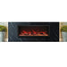 Amantii Panorama XT 50-Inch Electric Fireplace on a marble wall