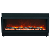 Amantii Panorama XT 72-Inch Indoor /Outdoor Electric Fireplace (BI-72-DEEP-XT) with Logs