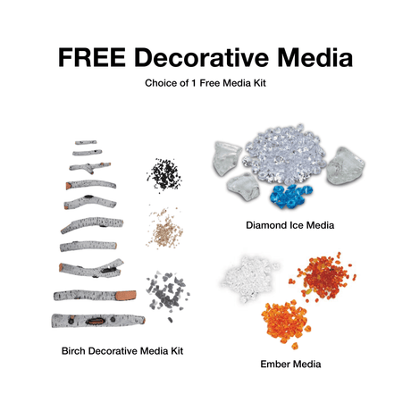 Free Decorative Media for Amantii Symmetry Bespoke Electric Fireplace