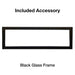 Black Glass Frame for Amantii Symmetry Bespoke
