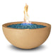 American Fyre Designs 36" Fire Bowl Free Standing Outdoor Gas Fire Pit