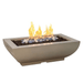 American Fyre Designs Bordeaux 50" Rectangle Outdoor Gas Fire Pit Bowl
