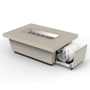 American Fyre Designs Contempo 52-Inch LP Fire Table — Modern Blaze