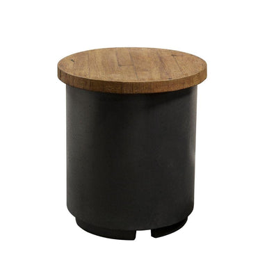 French Barrell Reclaimed Wood Tank/ End Table