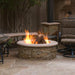 American Fyre Designs Contractor's 39” Round Gas Fire Pit with Custom Finish