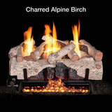 Charred Alpine Birch Gas Log Insert