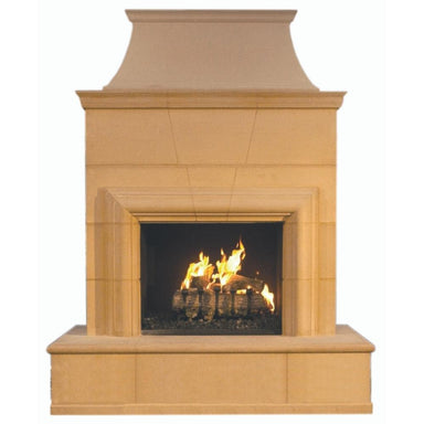 American Fyre Designs Cordova 76" Free Standing Outdoor Gas Fireplace