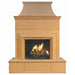 American Fyre Designs Cordova 76" Free Standing Outdoor Gas Fireplace
