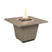 American Fyre Designs Cosmopolitan 36" Concrete Square Gas Fire Pit Table