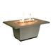 American Fyre Designs Cosmopolitan 54" Concrete Rectangular Gas Fire Pit Table