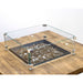 Glass Wind Guard for Square and Large Square Gas Fire Pits