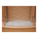 Glass Wind Guard for Small and Large Firefall Gas Fire Pits