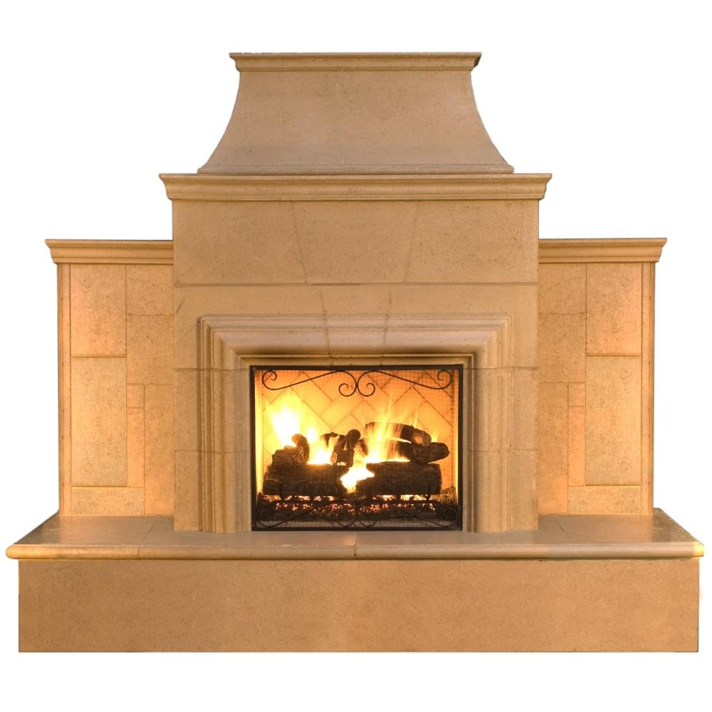 American Fyre Designs Grand Cordova 110" Free Standing Outdoor Gas Fireplace