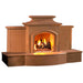 American Fyre Designs Grand Mariposa 113-Inch Free Standing Outdoor Gas Fireplace