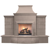 American Fyre Designs Grand Petite Cordova 127" Recessed Hearth Outdoor Gas Fireplace