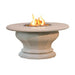 American Fyre Designs Inverted 48" Concrete Round Gas Fire Pit Table