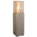 American Fyre Designs Magnolia Lantern 16" Free Standing Outdoor Gas Fire Urn Smoke Finish