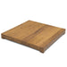 American Fyre Designs Square French Barrel Oak Cover for Fire Table