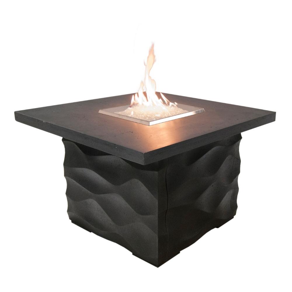 American Fyre Designs Voro 36" Square Gas Fire Pit Table