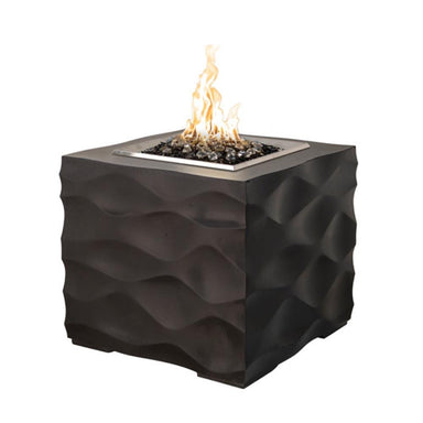 American Fyre Designs Voro Cube 26" Square Gas Fire Pit Table