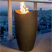 American Fyre Designs Wave 20" Free Standing Outdoor Gas Fire Urn on a balcony