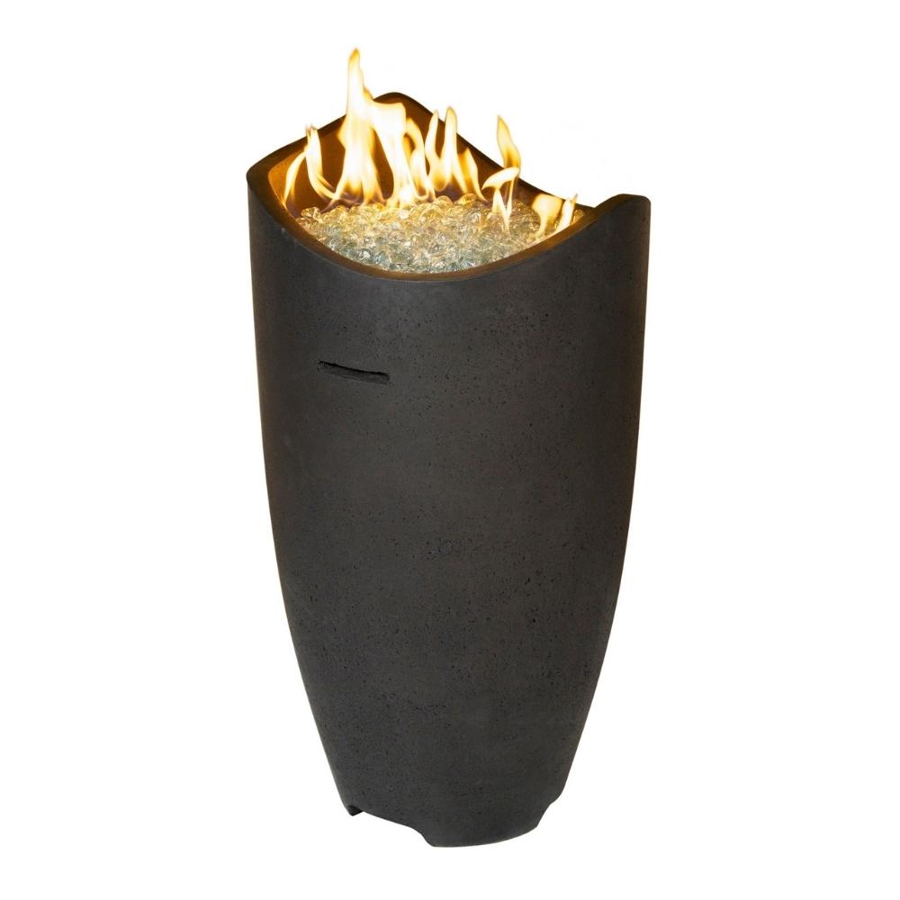 American Fyre Designs Wave 20-Inch Free Standing Outdoor Gas Fire Urn