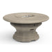 American Fyre Designs Inverted 48-Inch Concrete Round Gas Fire Pit Table in Smoke
