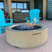 American Fyre Designs Louvre 48-Inch Round Gas Fire Pit in Patio