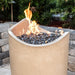 American Fyre Designs Wave 20-Inch Cafe Blanco Fire Urn Up Close