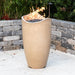 American Fyre Designs Wave 20-Inch Free Standing Outdoor Gas Fire Urn in Cafe Blanco