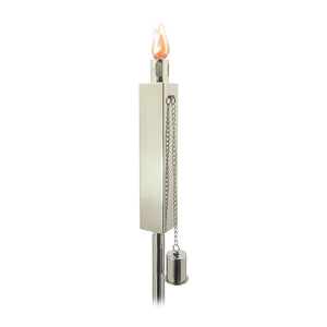 Anywhere Fireplace Stainless Steel Rectangle Torch — Modern Blaze