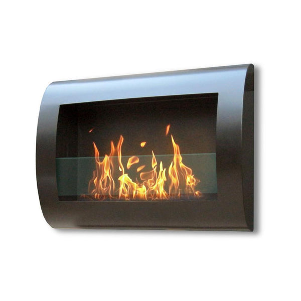 Ethanol Fireplace - Anywhere Fireplace Chelsea Wall Mounted Ethanol Fireplace - close-up view